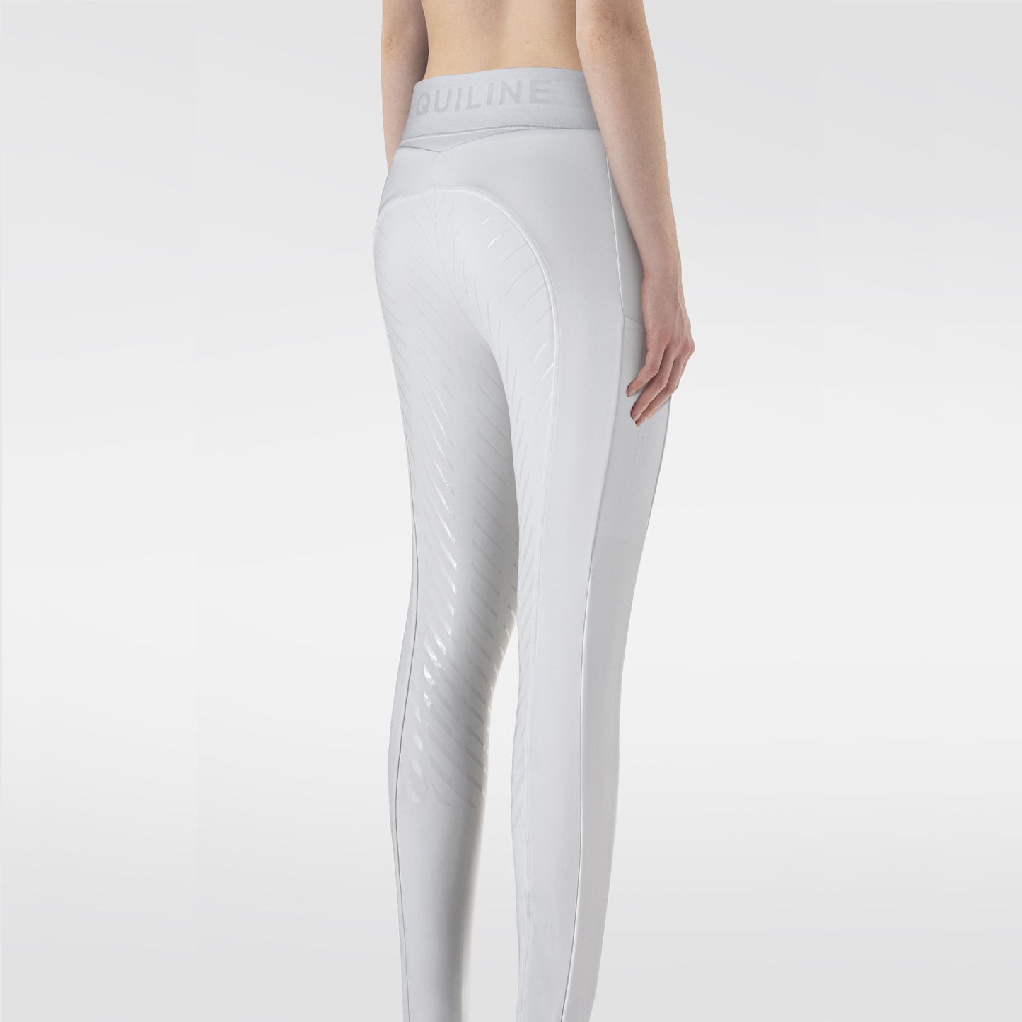 Equiline naisten kaksikerros leggings Cibef valkoinen