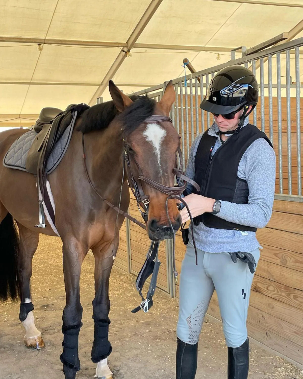 Struck Apparel miesten polvigrip Harmaa