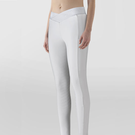 Equiline naisten kaksikerros leggings Cibef valkoinen